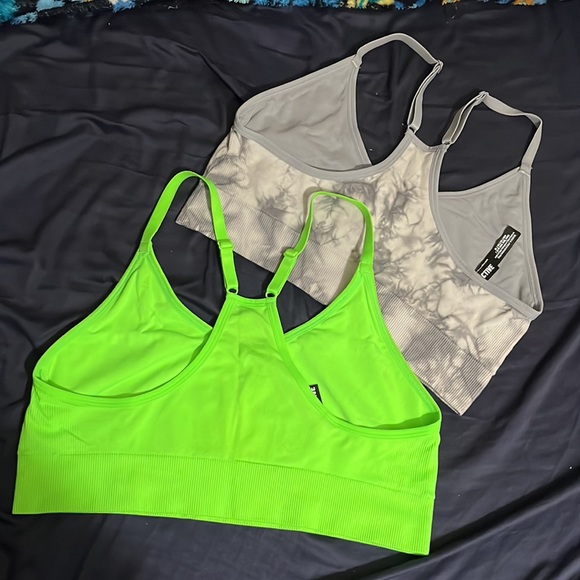 Victoria’s Secret PINK ACTIVE (2) Sports Bras with Padding XL - Picture 2 of 3